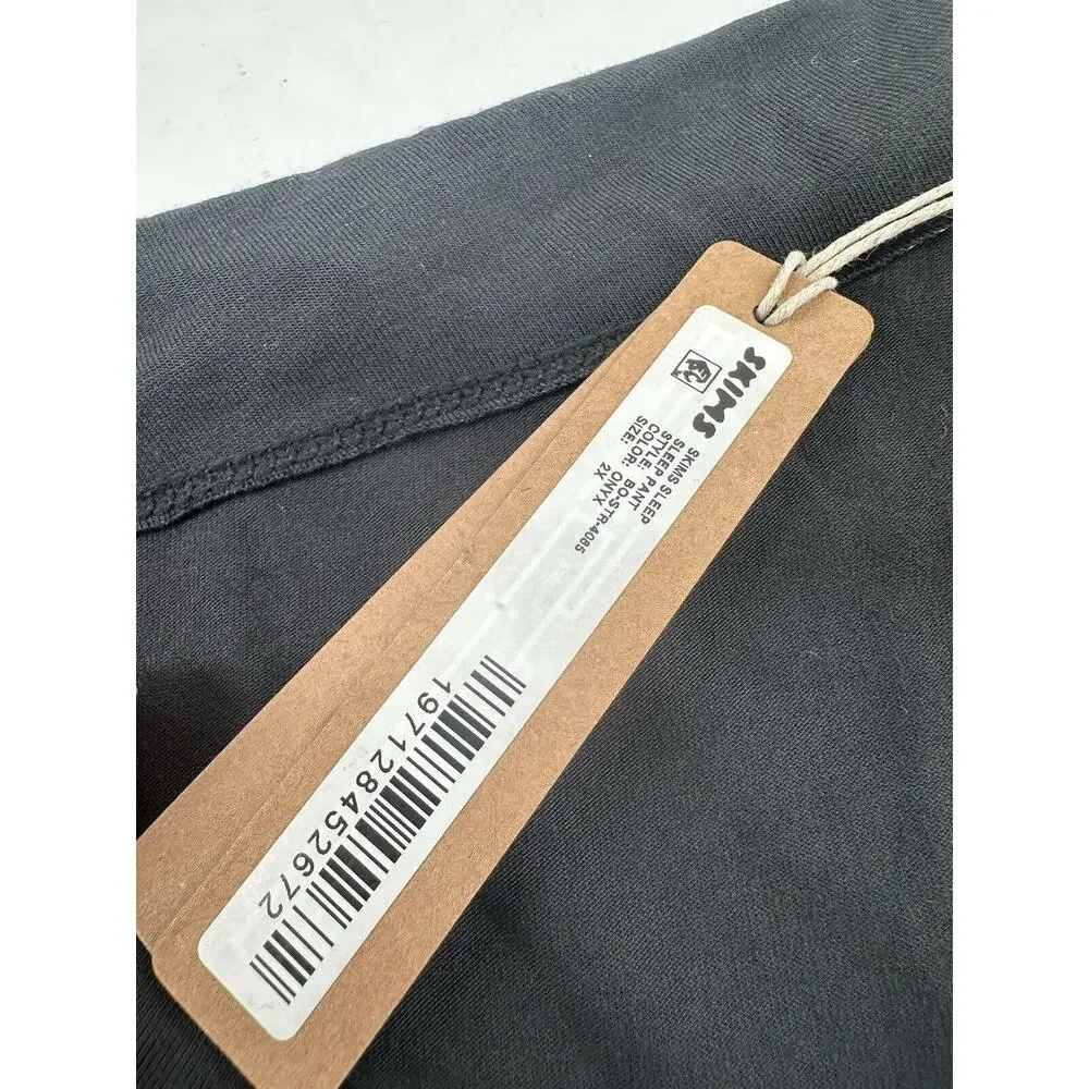 Skims Sleep Pant Plus Size 2X Black Onyx Sold Out NWT Loungewear Comfort Soft​ - Picture 5 of 15